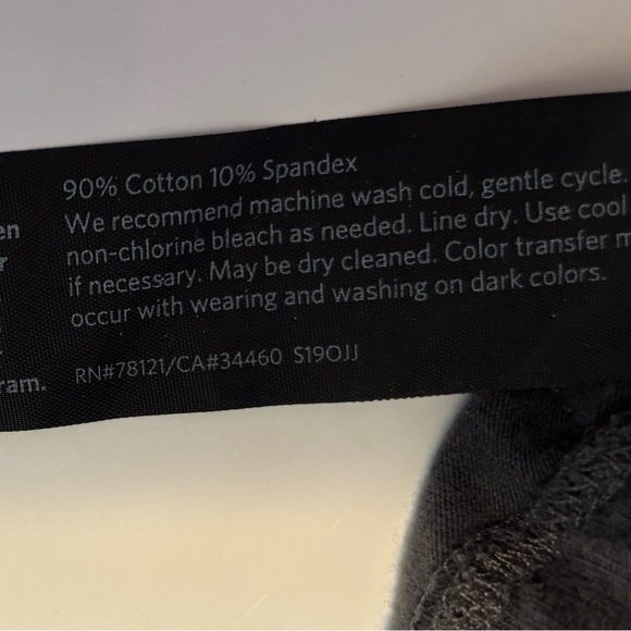 Eileen Fisher Gray Elastic Waist Pull On Crop Pants Women’s Size Medium - Picture 5 of 6